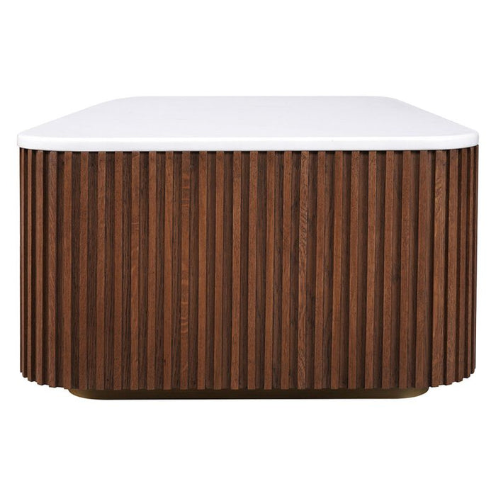Mason Rectangle Coffee Table - Walnut, 100cm