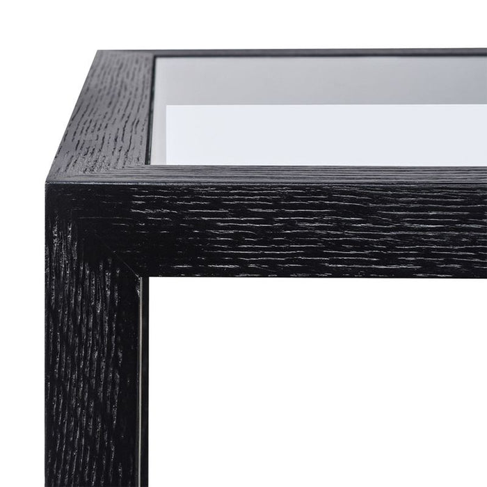 Sadie Oak Square Side Table - Large Black, 50cm