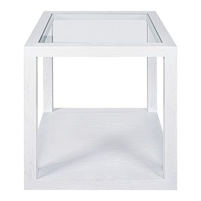 Sadie Oak Square Side Table - Large White, 50cm