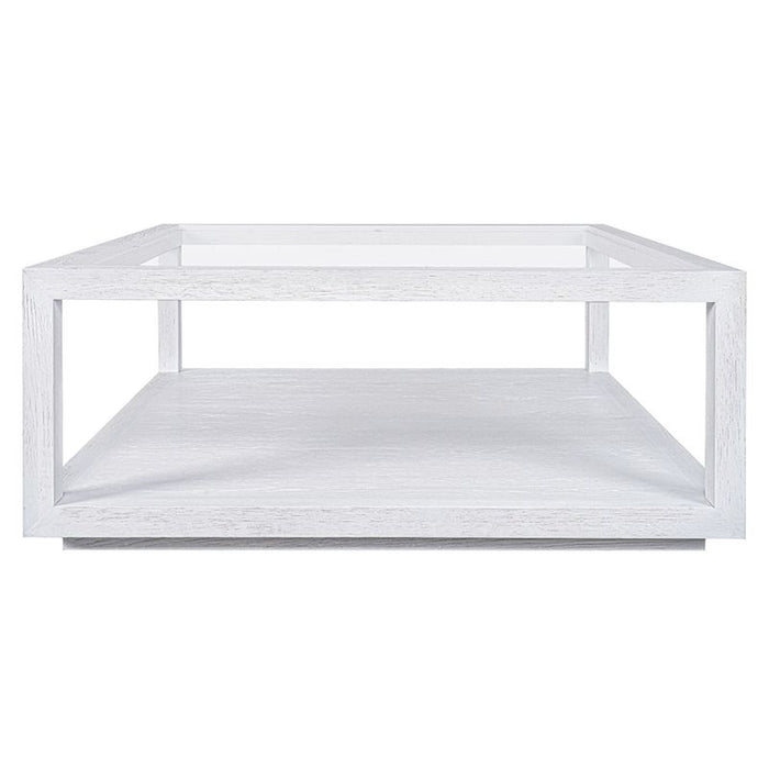 Sadie Oak Square Coffee Table - White, 90cm
