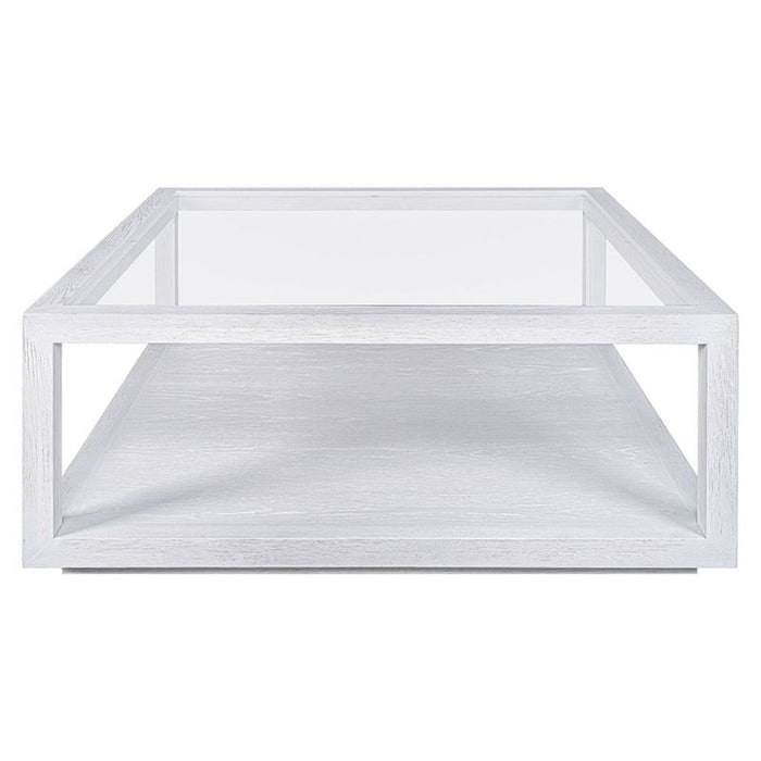 Sadie Oak Square Coffee Table - White, 90cm
