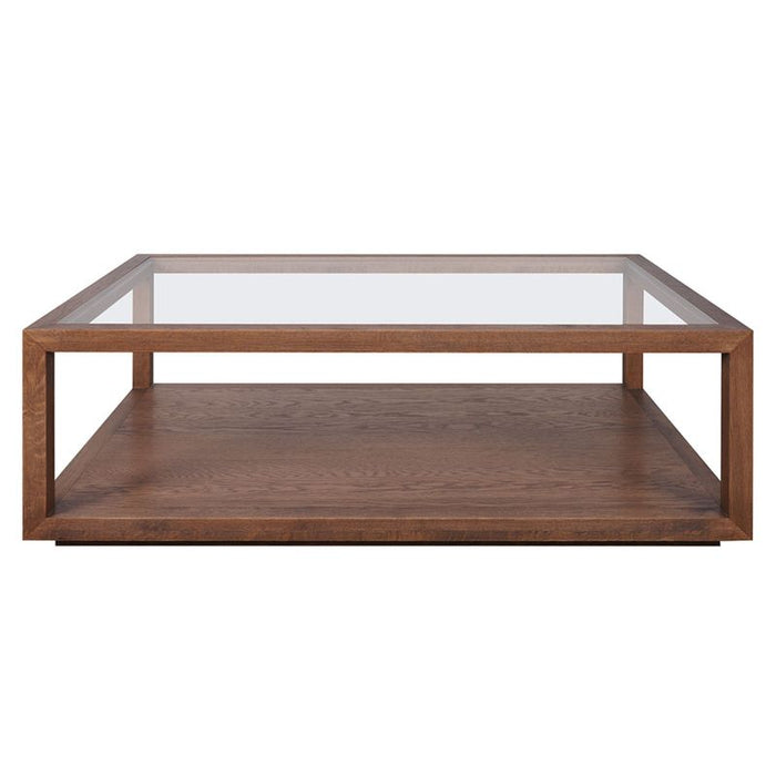 Sadie Oak Rectangle Coffee Table - Walnut, 120cm