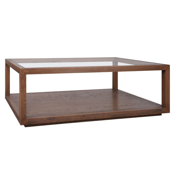 Sadie Oak Rectangle Coffee Table - Walnut, 120cm