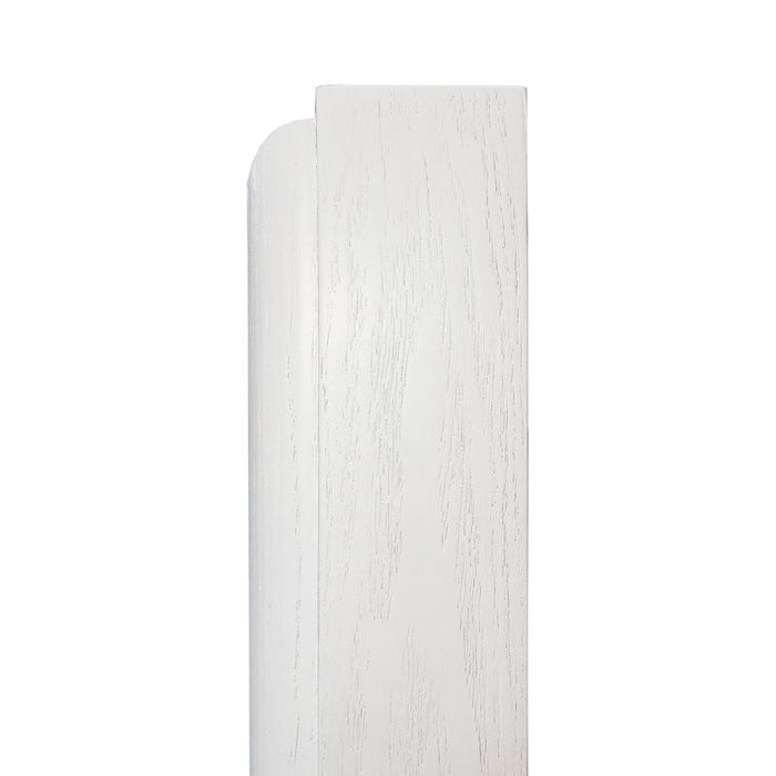Bateman Floor Mirror - White, Glass, 201cm H
