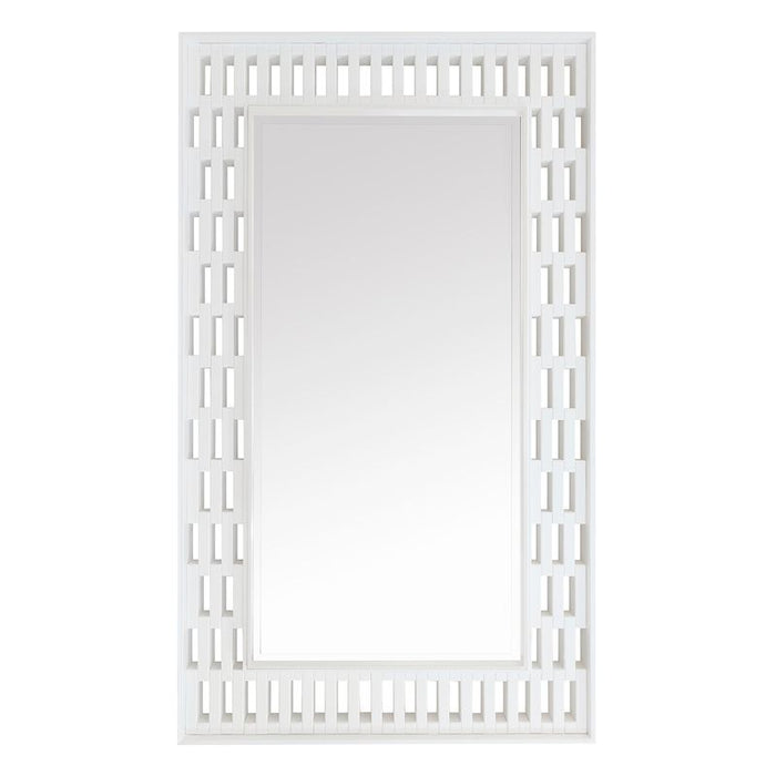 Appin Floor Mirror - White
