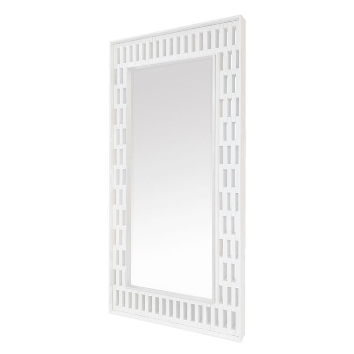 Appin Floor Mirror - White