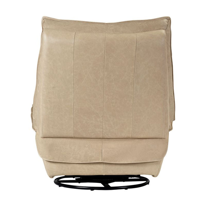 Lusitano Recliner Chair - Cappuccino Cream Leather