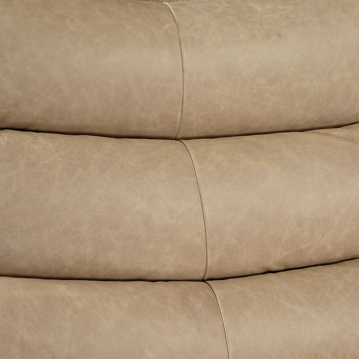 Lusitano Recliner Chair - Cappuccino Cream Leather