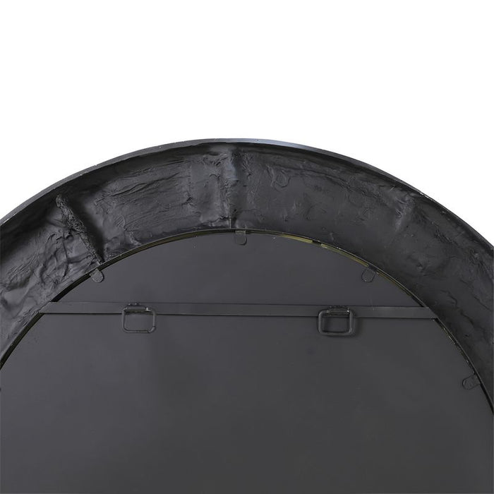 Dunbar Wall Mirror - Round Black, Glass, 101.5cm H