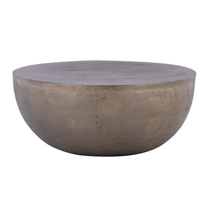 Beaumont Coffee Table - Antique Brass, 91cm