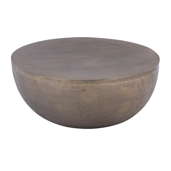 Beaumont Coffee Table - Antique Brass, 91cm