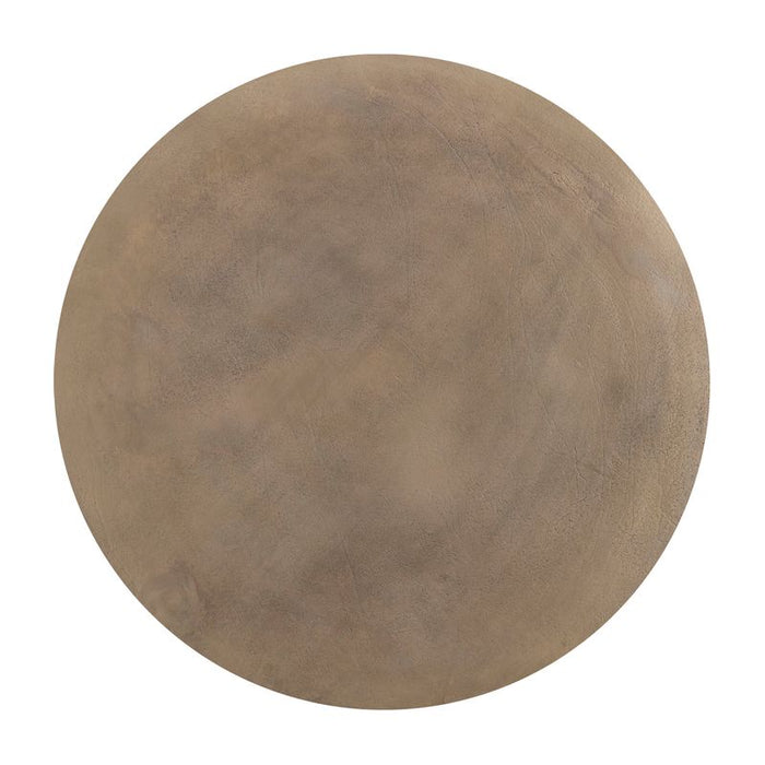 Beaumont Coffee Table - Antique Brass, 91cm