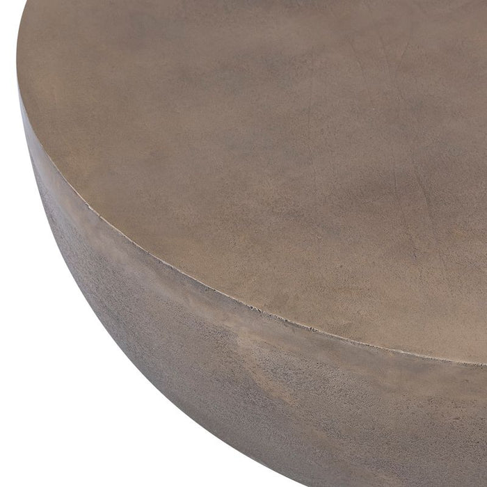 Beaumont Coffee Table - Antique Brass, 91cm