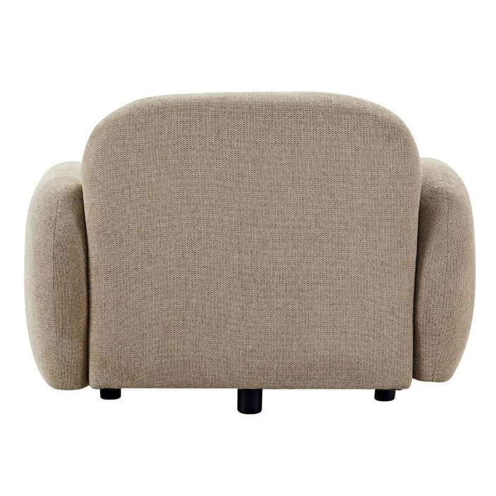 Ramona Occasional Chair - Taupe, Fabric Wood