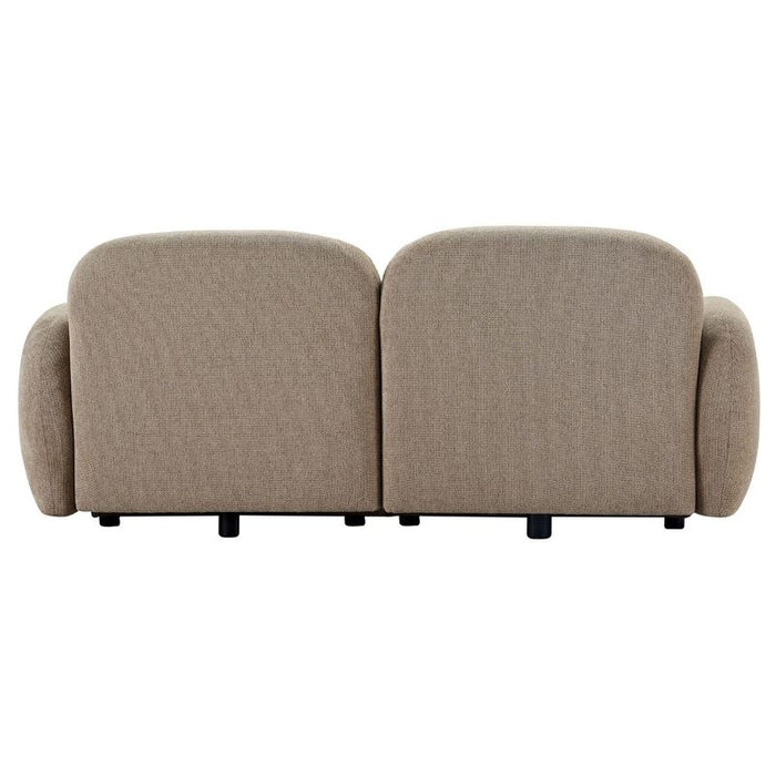 Ramona Modular 2 Seater Sofa - Taupe, Fabric Wood, 184cm