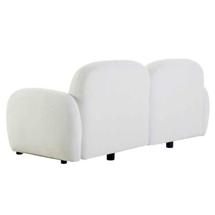 Ramona Modular 2 Seater Sofa - White, Fabric Wood, 184cm