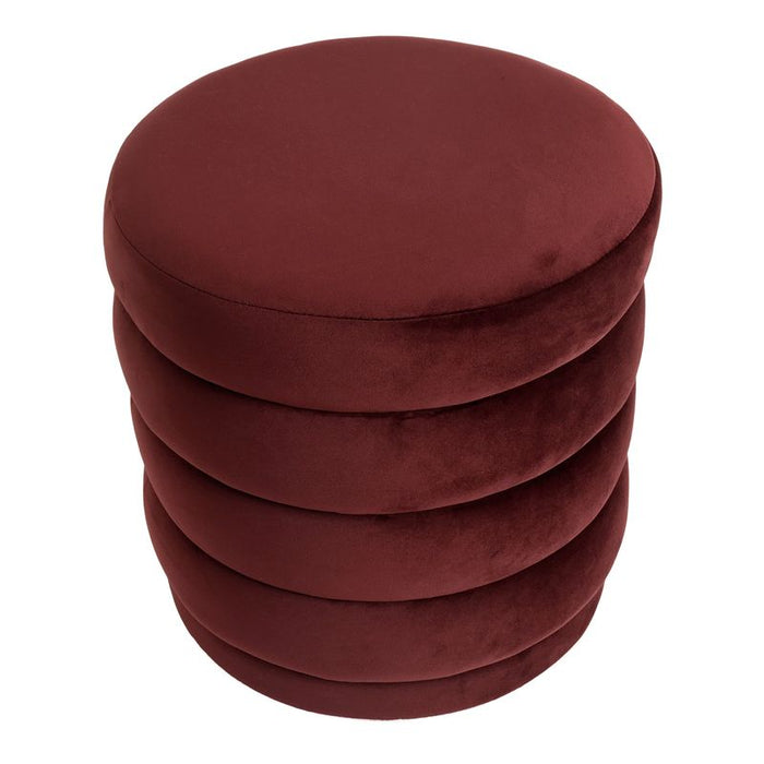 Demi Stool - Mulberry Velvet