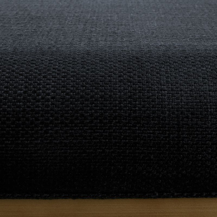 Novak Antique Gold Iron Stool - Black Linen