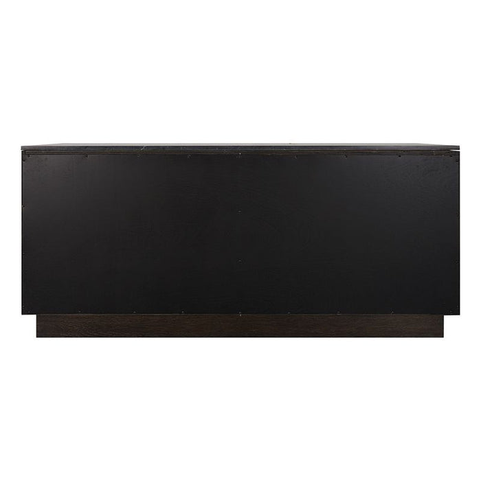 Benedict Smoked Oak Buffet - Black Marble, 170cm
