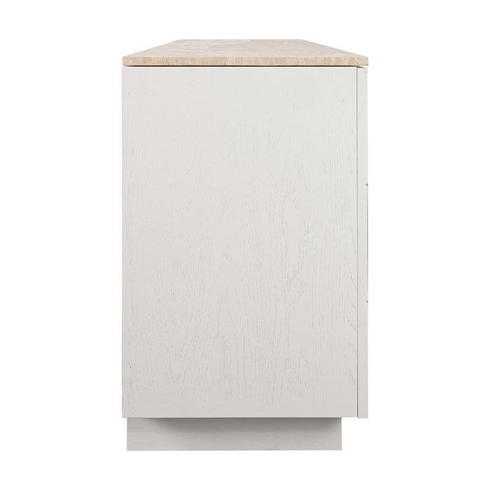 Benedict White Oak Buffet - Travertine, 170cm