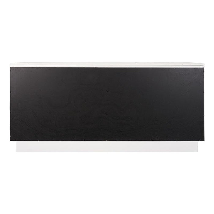 Benedict White Oak Buffet - White Marble, 170cm