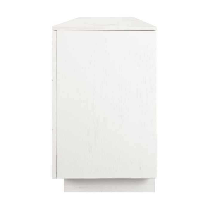 Benedict White Oak Buffet - White Marble, 170cm