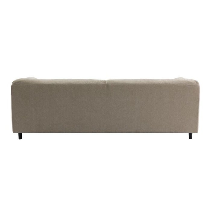 Dominic 3 Seater Sofa - Wheat, Cream Fabric Wood, 240cm