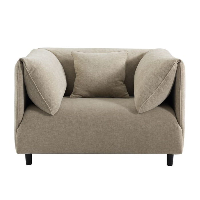 Dominic Arm Chair - Wheat