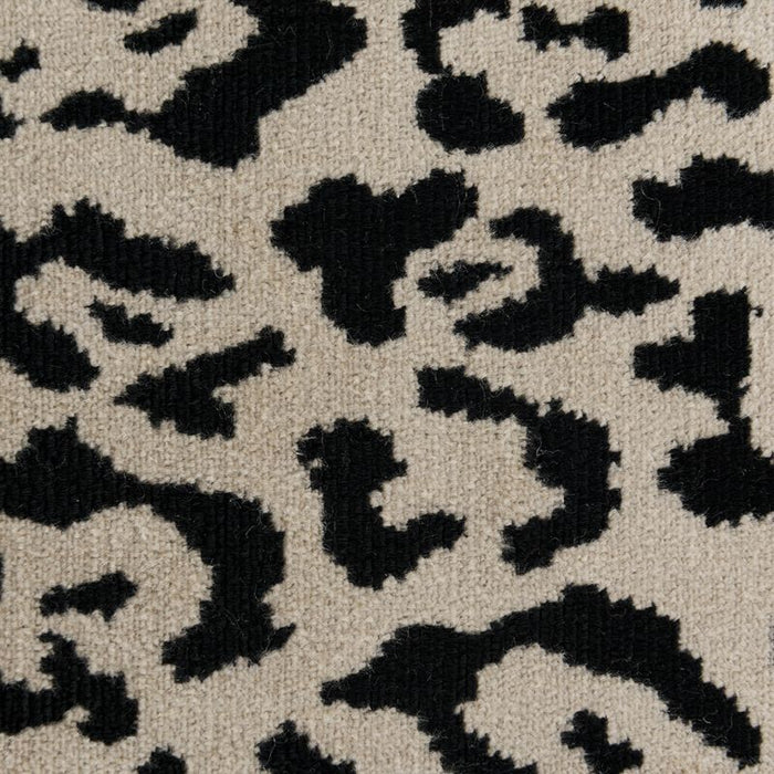 Ace Stool - Leopard Chenille, Fabric Wood
