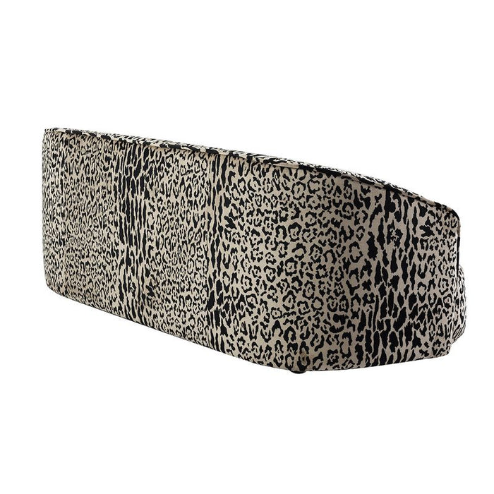 Durban 3 Seater Sofa - Leopard Chenille, Fabric Wood, 200cm