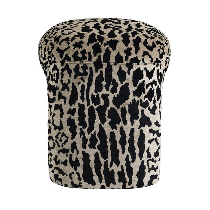 Piper Stool - Leopard Chenille
