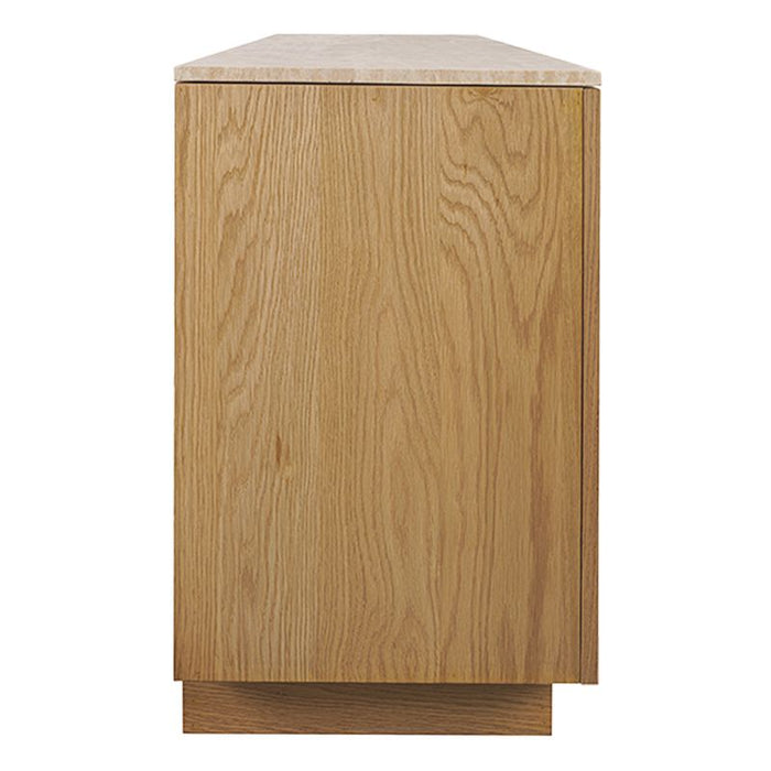 Benedict Natural Oak Buffet - Travertine, 170cm