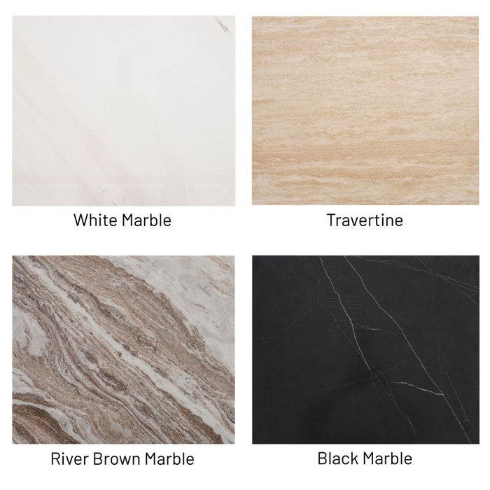 Benedict Natural Oak Bedside Table - Travertine