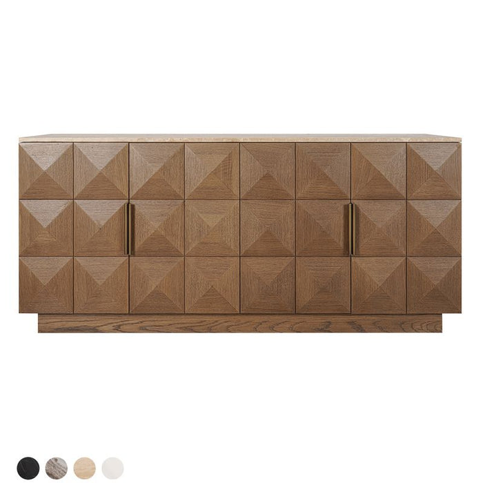 Benedict Walnut Buffet - Travertine, 170cm
