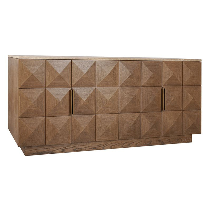 Benedict Walnut Buffet - Travertine, 170cm