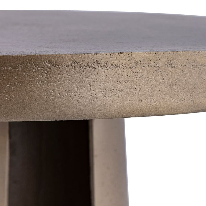 Chapman Side Table - Gold Metal, 50cm