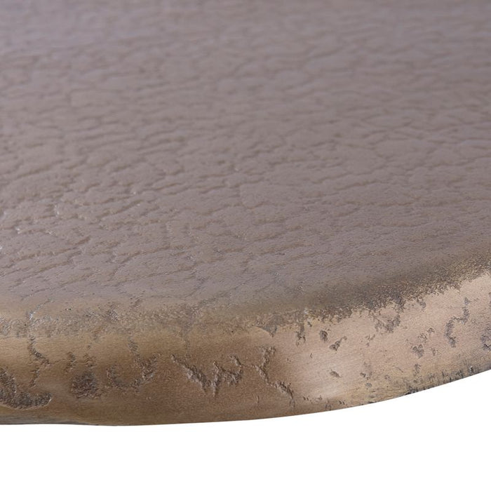 Silas Coffee Table - Antique Gold, Metal, 123cm