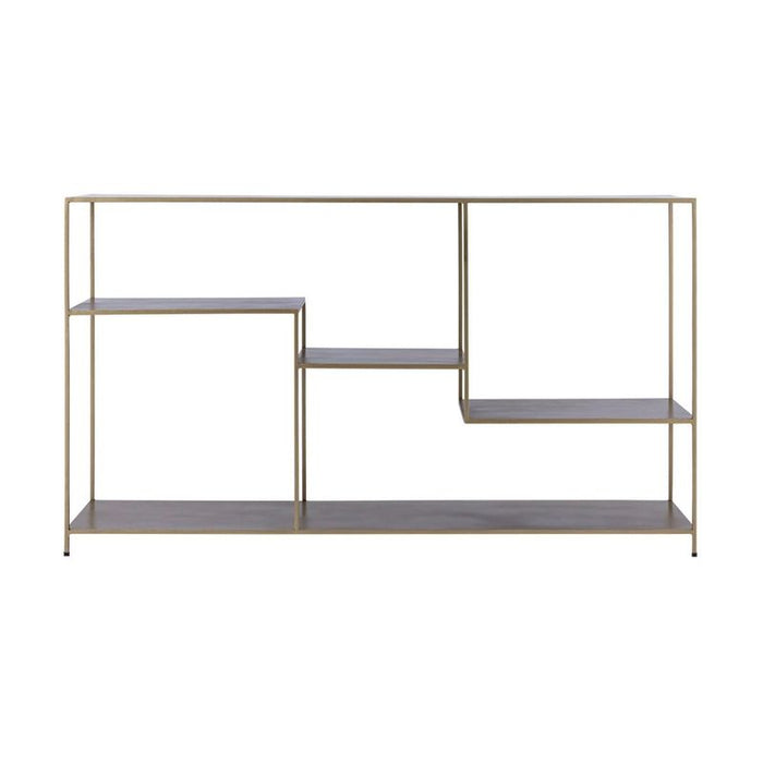 Elliot Console Table - Gold Metal, 141cm