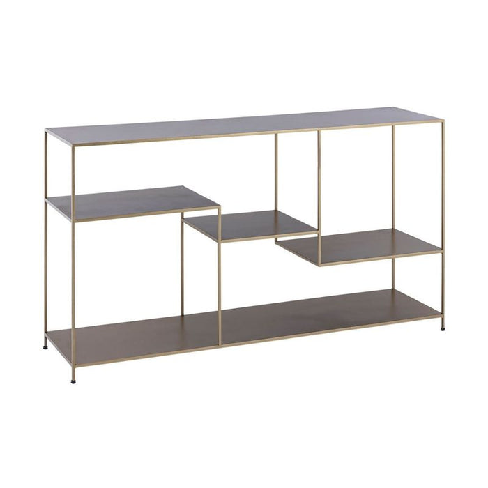 Elliot Console Table - Gold Metal, 141cm