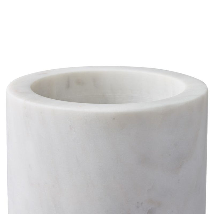 Aries Marble Vase - Large White