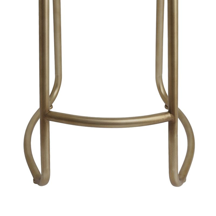 Annie Bar Stool - Moss Velvet, 75cm H