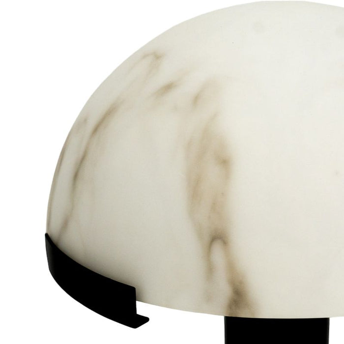 Mishca Table Lamp Black Set of 2 - Fabric Metal, 45cm H