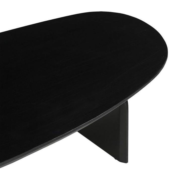 Nico Coffee Table - Black, Wood, 135cm