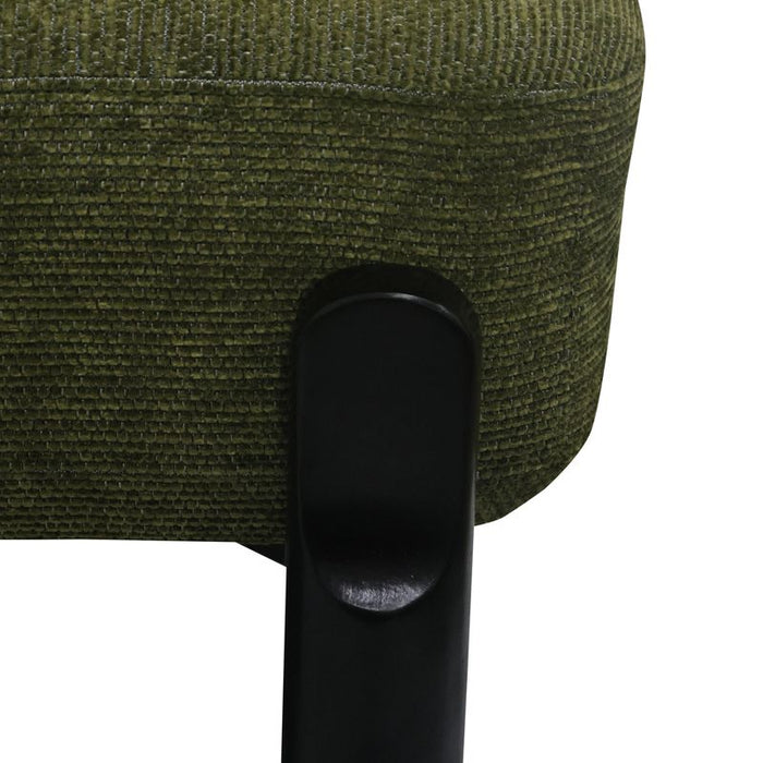 Richmond Occasional Chair - Olive Chenille, Fabric Wood