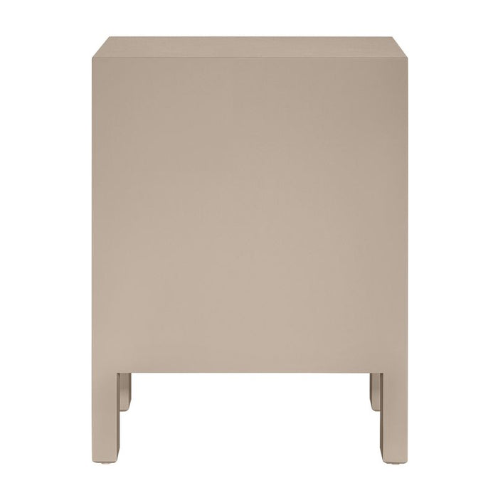 Ariana Small Beige Bedside Table Set of 2
