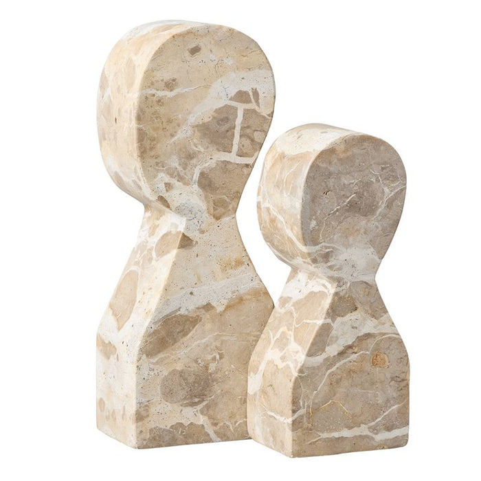 Mira Bookends - Set of 2, Marble Stone