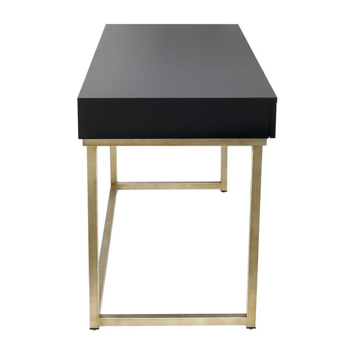 Marc Desk - Black, Metal, 140cm