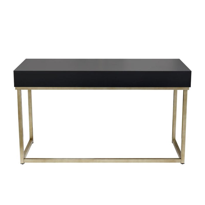 Marc Desk - Black, Metal, 140cm