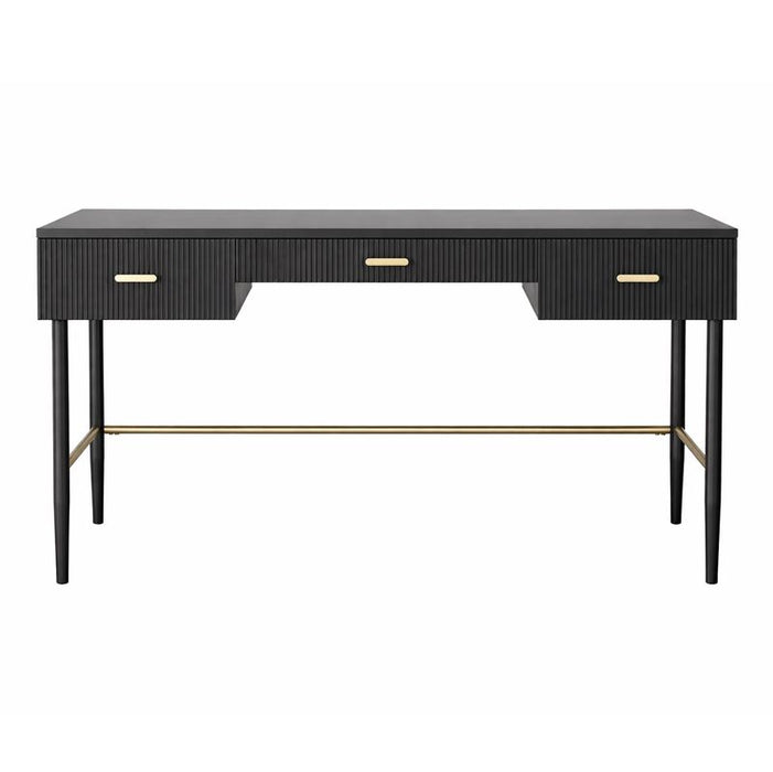 Evelyn Desk - Black, Metal, 150cm