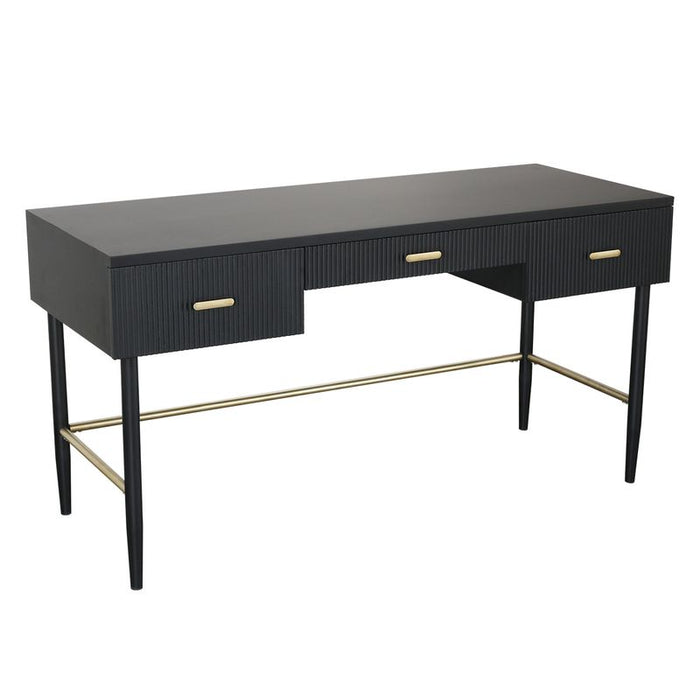 Evelyn Desk - Black, Metal, 150cm